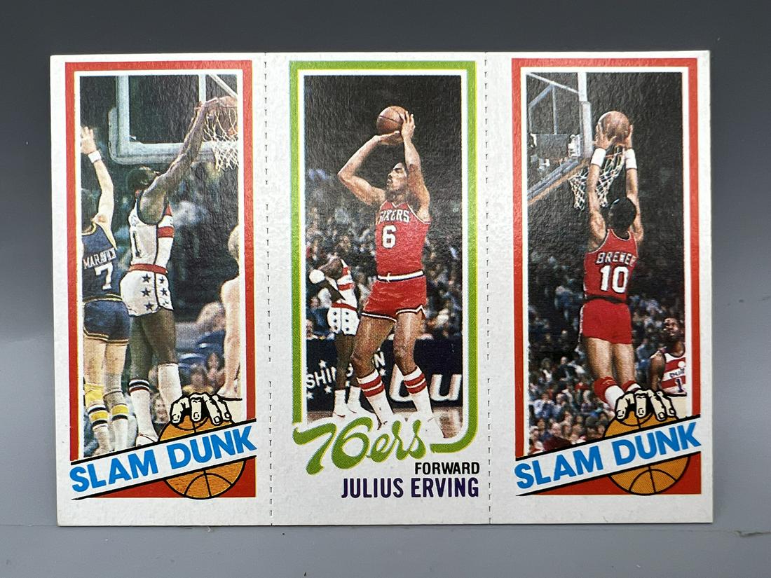 1980 Topps Julius Erving & Elvin Hayes #181 & #257 (1 of 2)