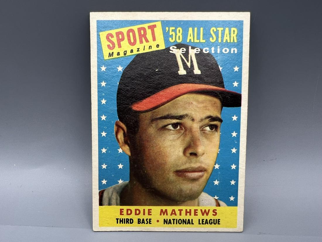 1958 Topps Eddie Mathews All Star #480 (1 of 2)