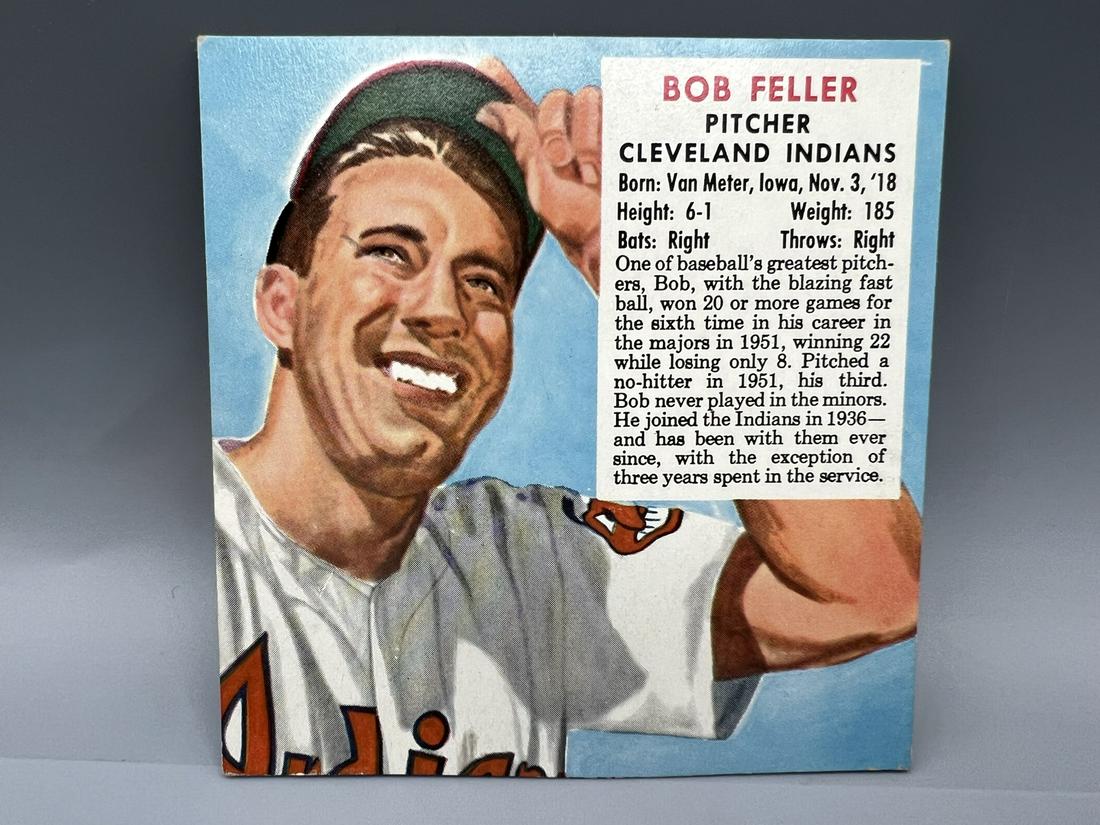 1952 Red Man Bob Feller #8 (1 of 2)