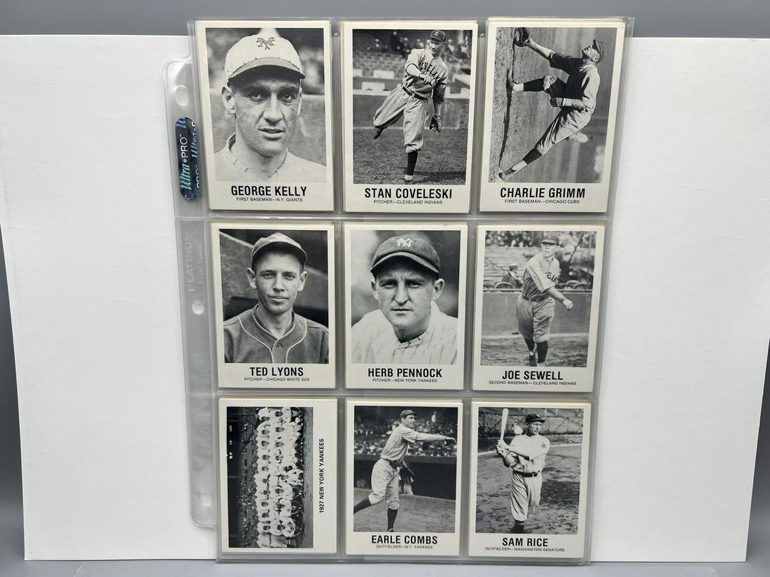 1977-84 TCMA Renata Galasso Baseball Assorted Cards W/ Many Stars - Varying Conditions - Babe Ruth, (1 of 6)