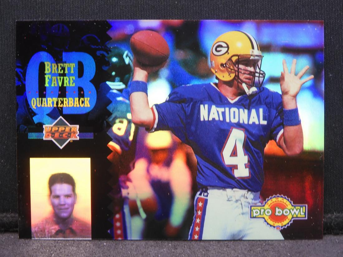 1994 Upper Deck Brett Favre Pro Bowl Hologram Insert #9 (1 of 2)