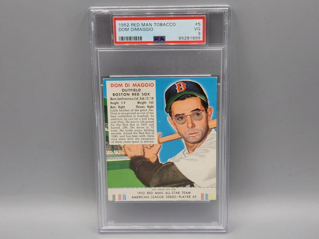 1952 Red Man Dom Dimaggio #5 PSA 3 (1 of 2)