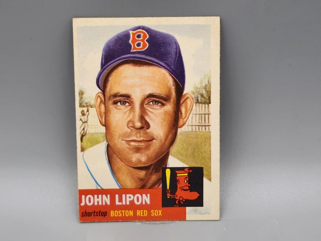 1953 Topps John Lipon #40 (1 of 2)