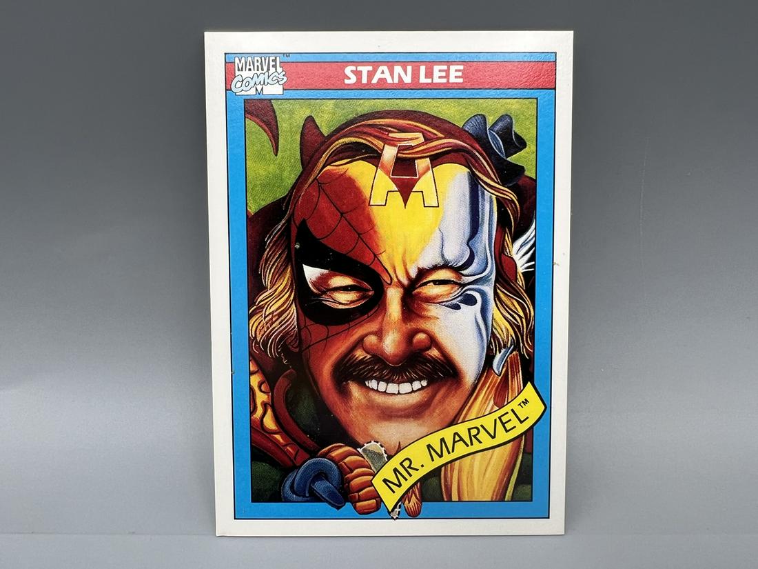 1990 Impel Marvel Stan Lee Mr. Marvel RC #161: 1990 Impel Marvel Stan Lee Mr. Marvel RC #161