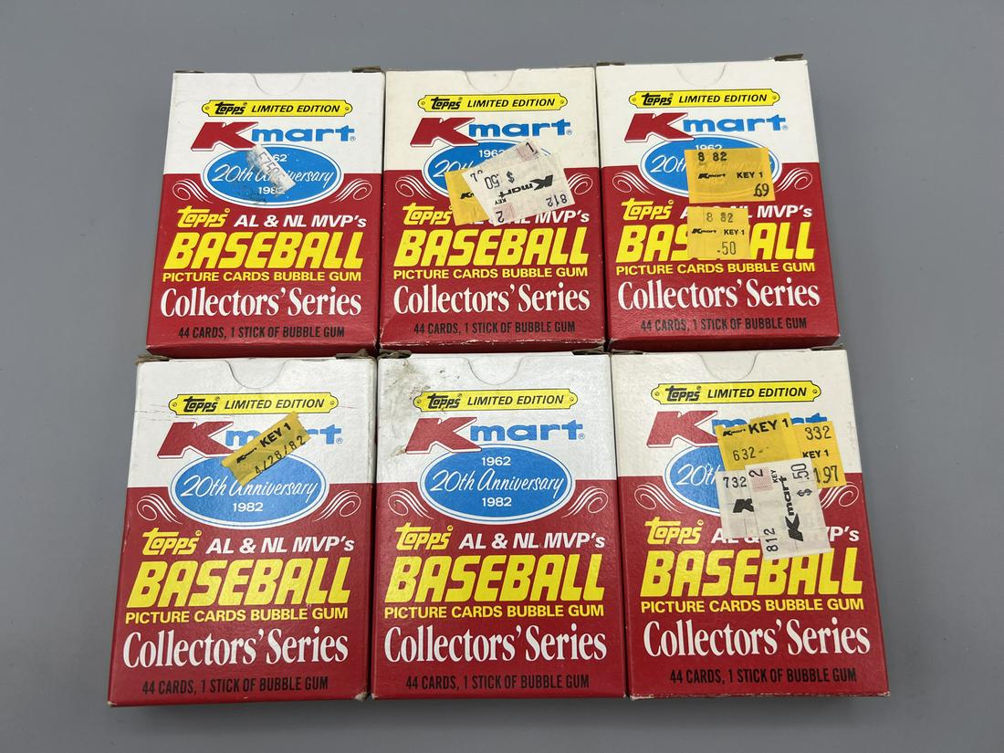 Lot of (6) Kmart Topps MVPs Limited Edition Collector Series Box Sets (1 of 2)