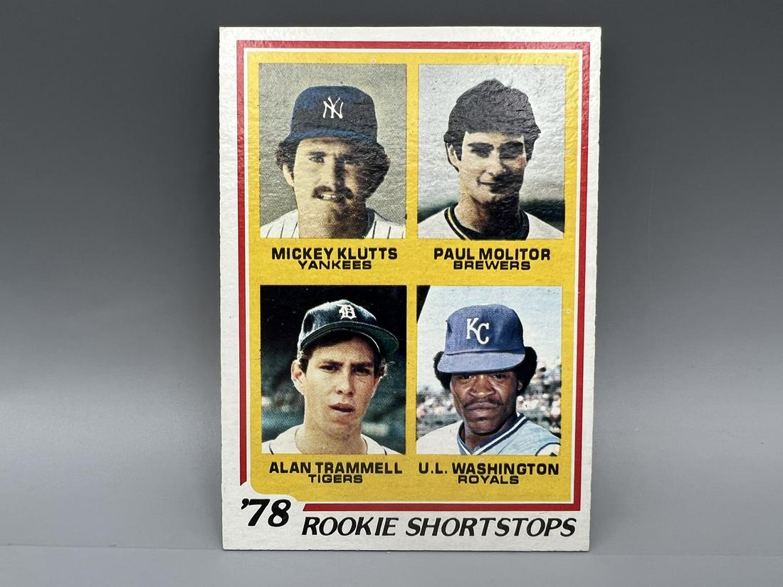 1978 Topps Paul Molitor & Alan Trammell RC #707 (1 of 2)