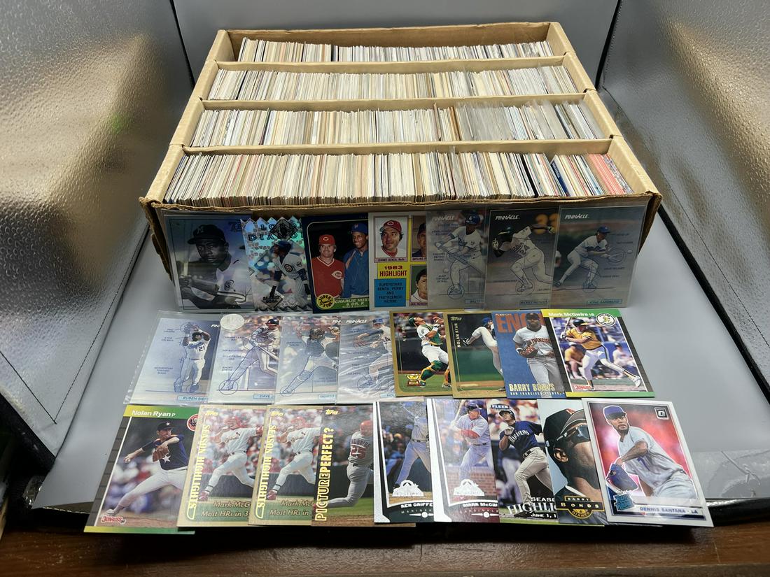 Monster Box of Assorted Basketball, Baseball, & Football Cards W/ Lots of Stars, Inserts, & Rookies (1 of 5)