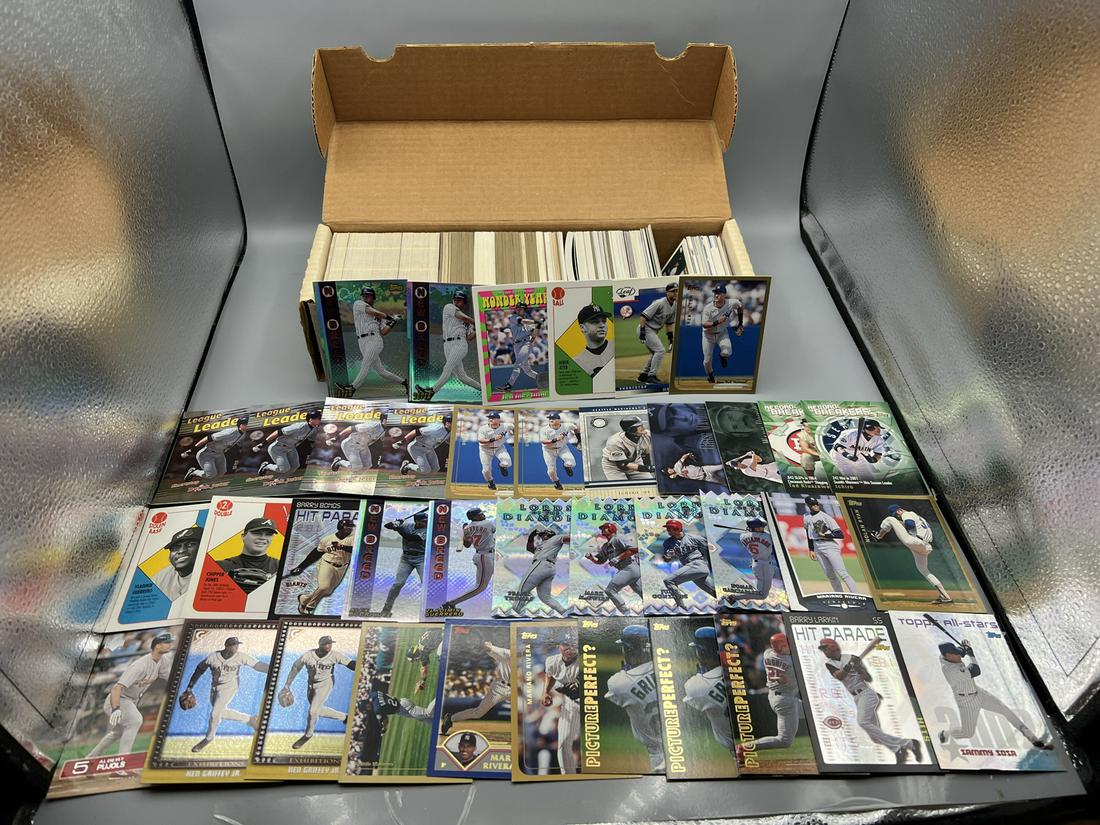 Box of Assorted Baseball Cards W/ Lots of Stars & Inserts - Varying Conditions - Derek Jeter, (1 of 6)