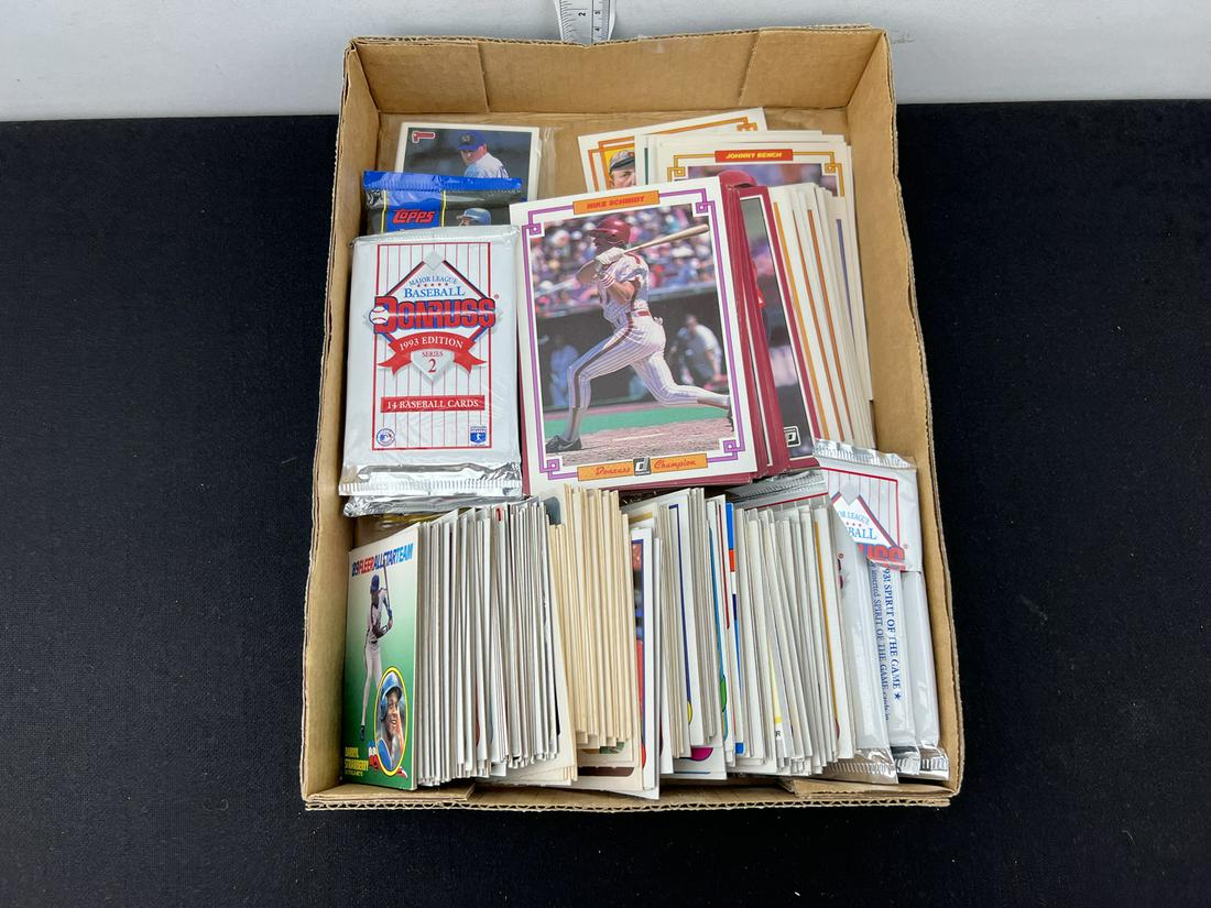 Box of Assorted Baseball Cards - Varying Conditions (1 of 4)