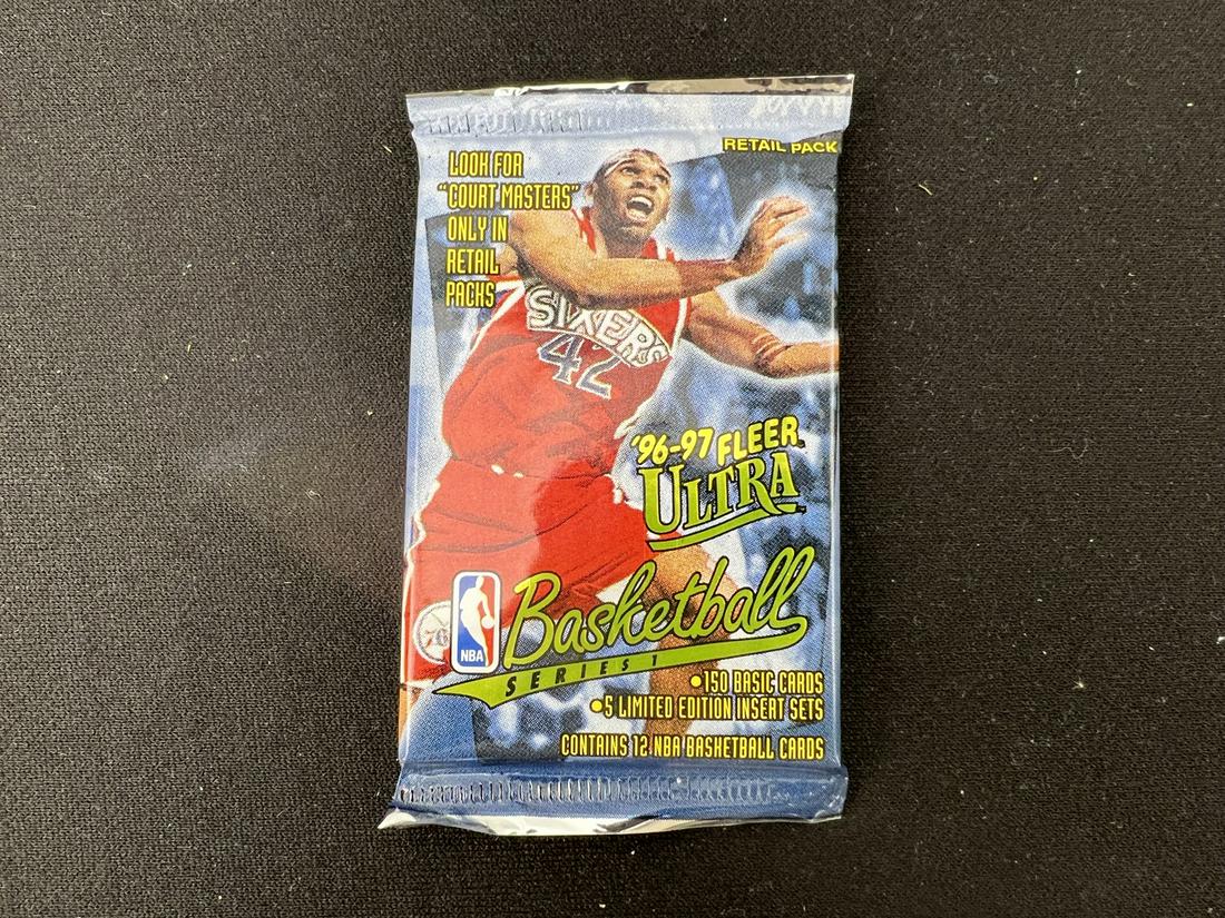 1996 97 Fleer Ultra Basketball Series 1 Unopened Retail Pack