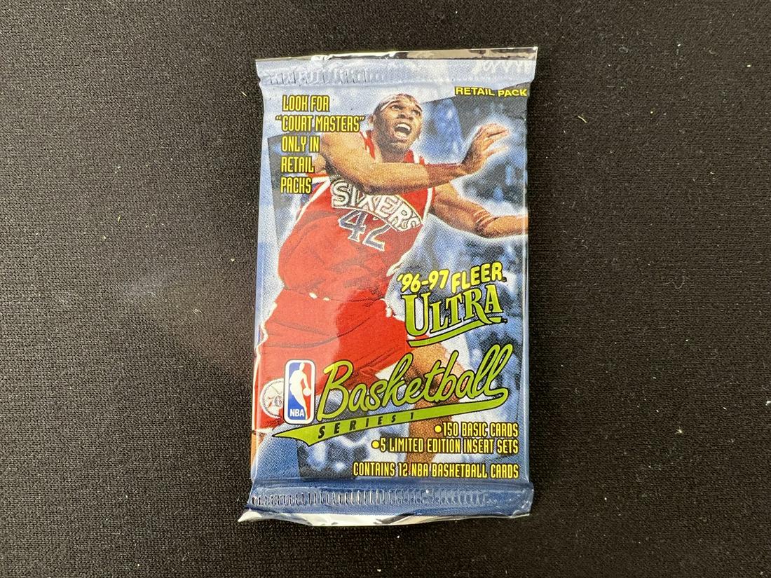 1996 97 Fleer Ultra Basketball Series 1 Unopened Retail Pack ...