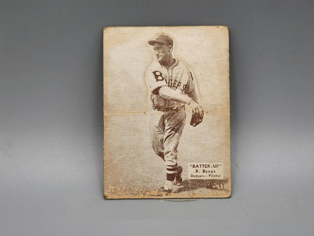 1934-36 Batter-Up Ray Benge #11 (1 of 2)