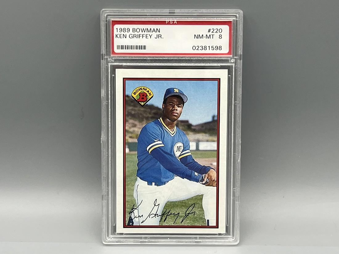 1989 Bowman Ken Griffey Jr Rookie PSA 8 (1 of 2)