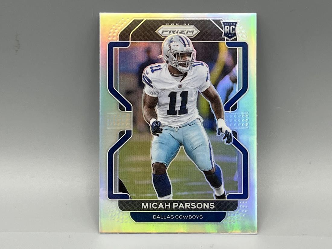 2021 Prizm Micah Parsons Silver Holo Refractor Rookie #382 (1 of 2)