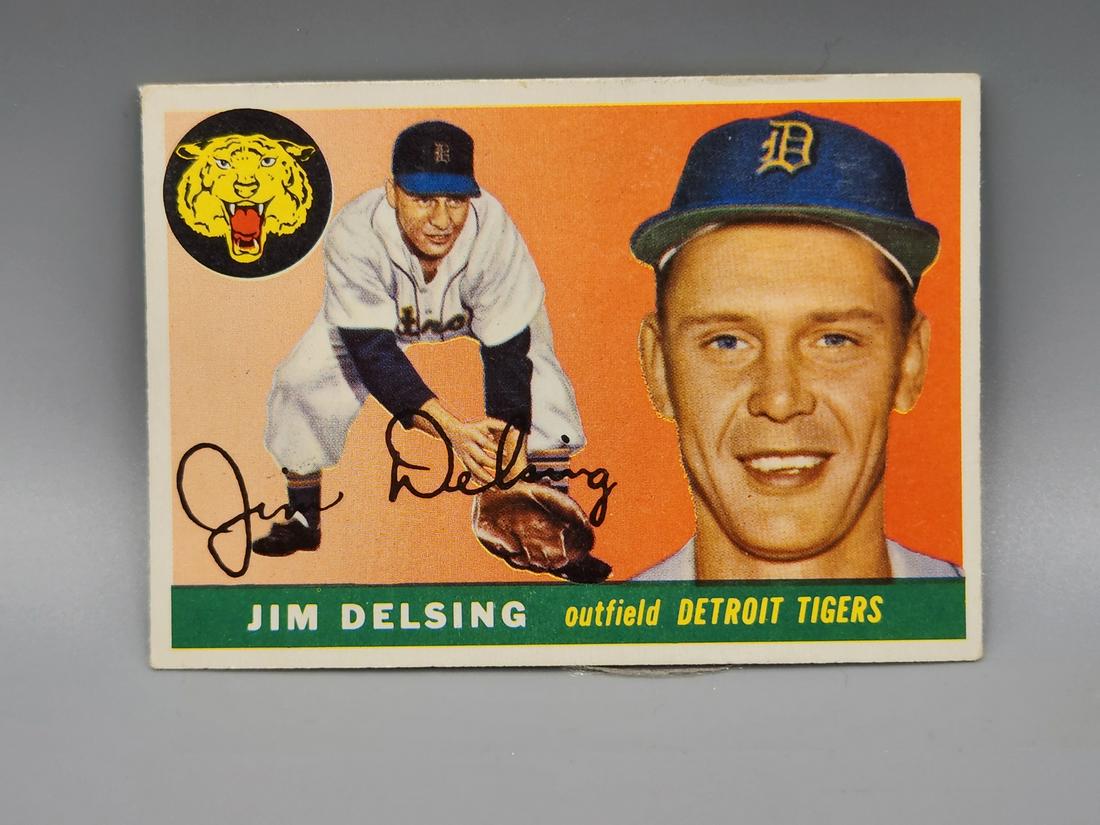 1955 Topps Jim Delsing #192 Tough High Number: 1955 Topps Jim Delsing #192 Tough High Number