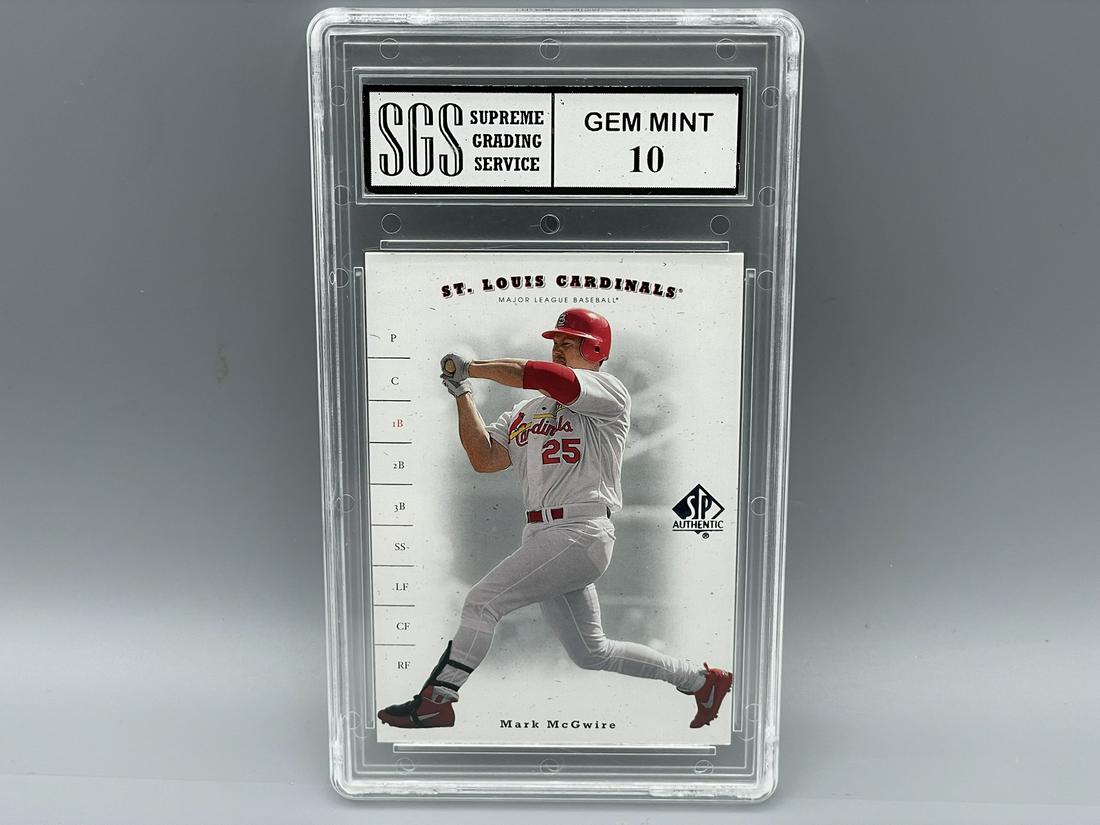 2001 SP Authentic Mark McGwire #51 - SGS 10 (1 of 2)