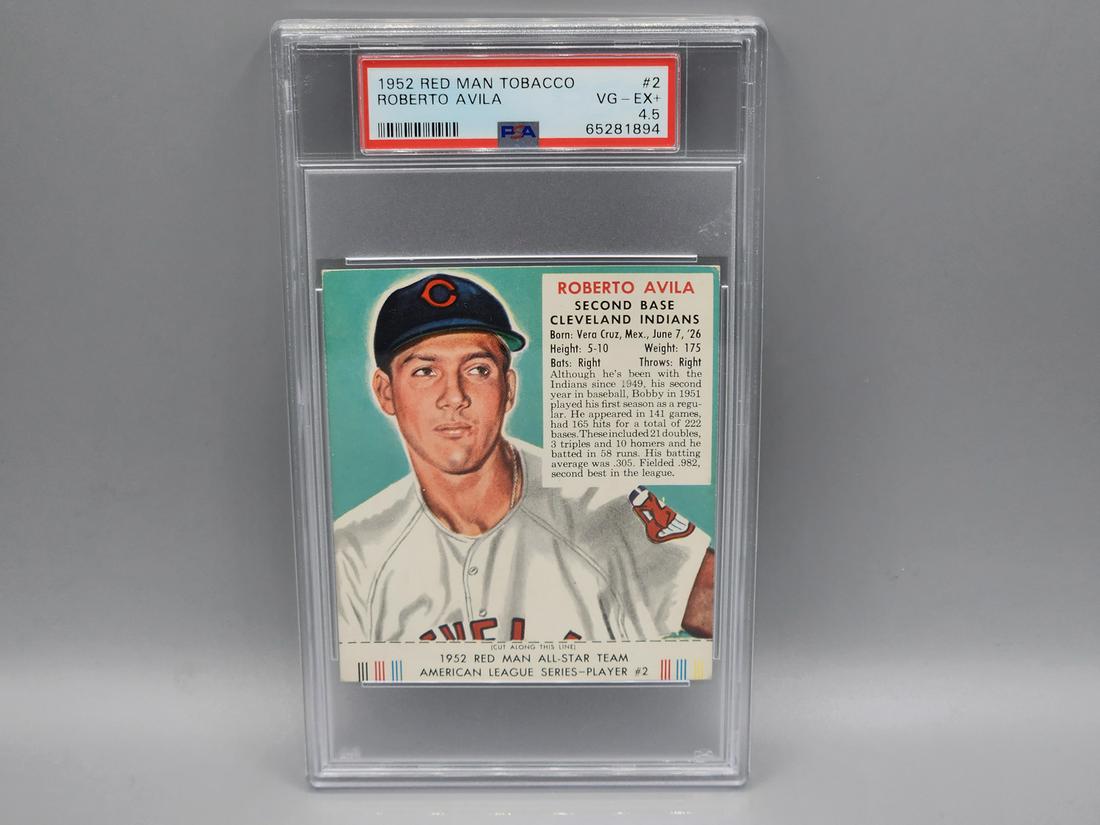 1952 Red Man Bobby Avila #2 PSA 4.5 (1 of 2)