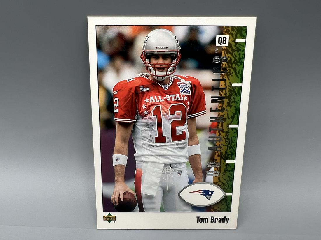 2002 Upper Deck UD Authentics Tom Brady #52 (1 of 2)