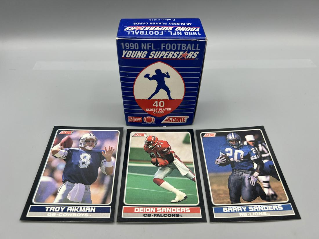 1990 Score Football Young Superstars Complete Box Set (1 of 2)