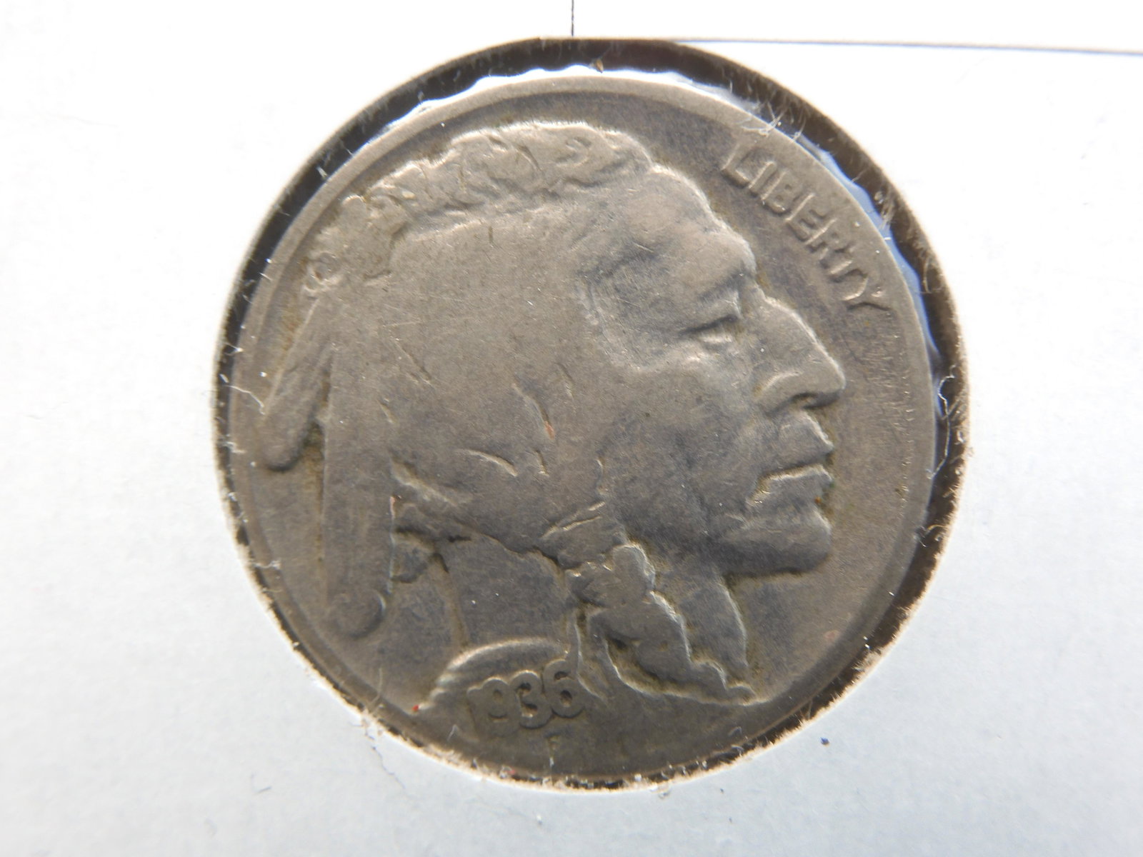 1936 Buffalo Head Indian Nickel: 1936 Buffalo Head Indian Nickel