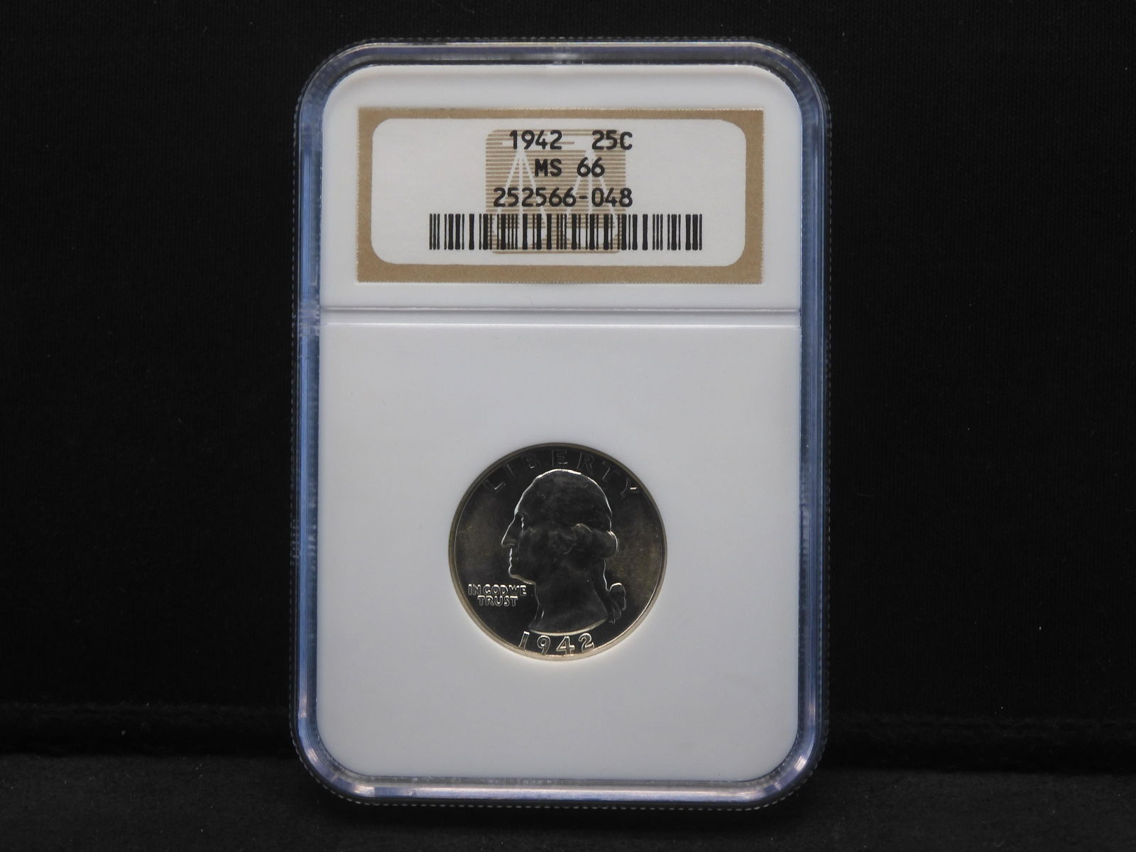 1942 NGC MS66 Washington Quarter (1 of 4)