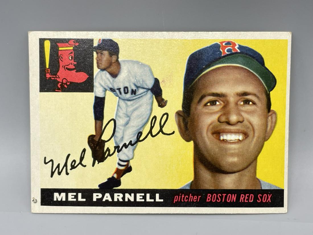 1955 Topps Mel Parnell #140: 1955 Topps Mel Parnell #140