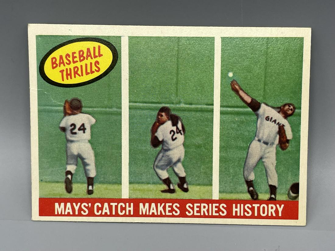 1959 Topps Willie Mays Baseball Thrills #464 (1 of 3)