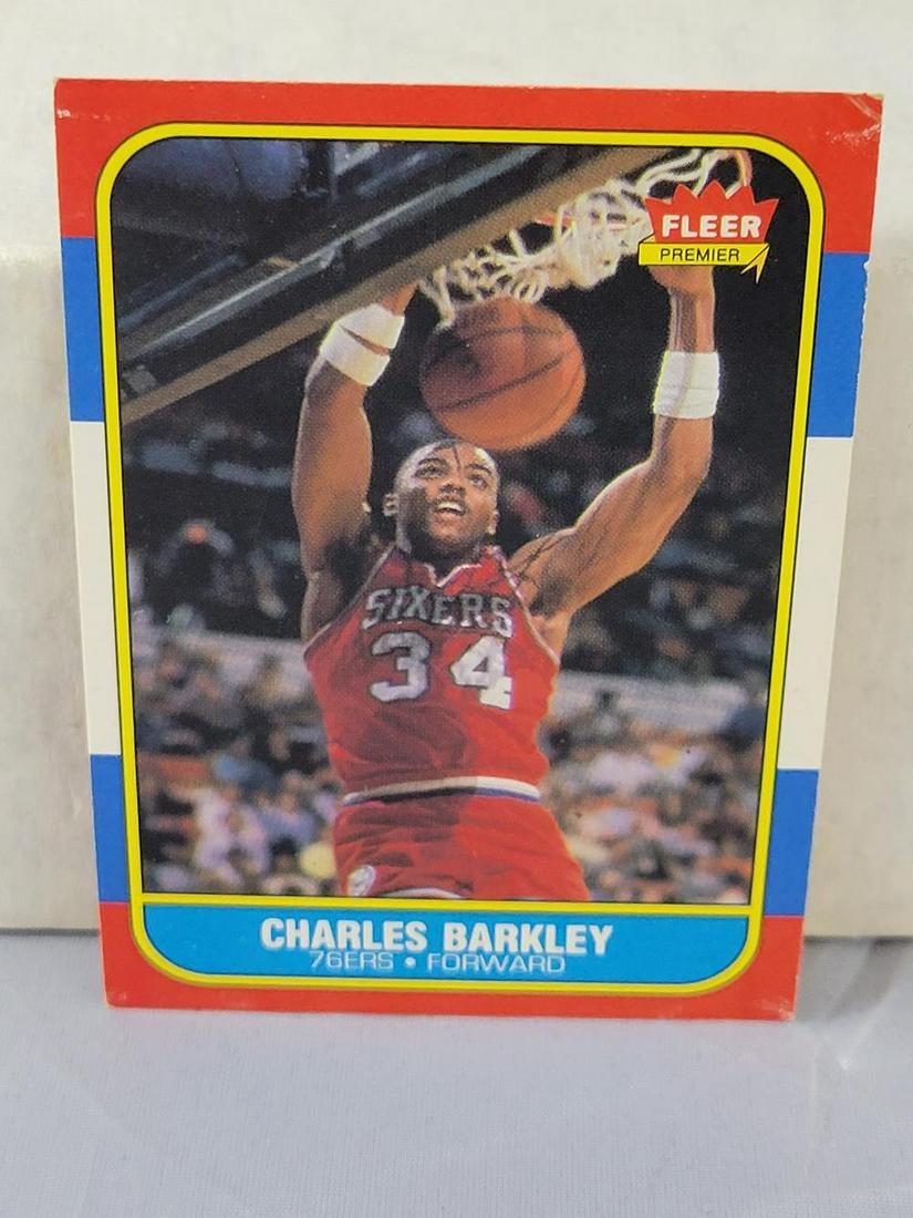 1986-87 Fleer Basketball #7 Charles Barkley Rookie (1 of 2)