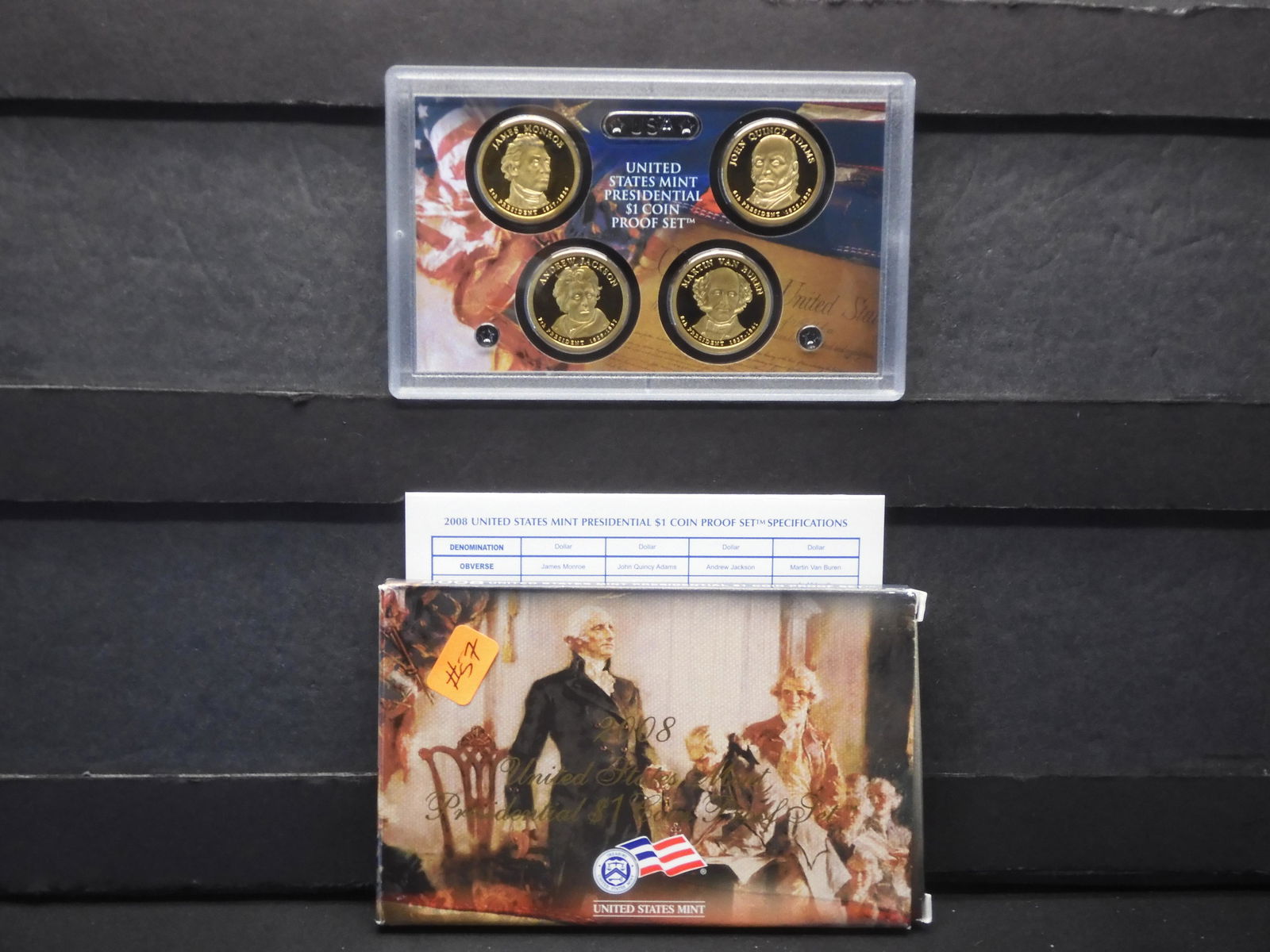 2008-S U.S Presidential 1$ Coin proof Set (1 of 4)