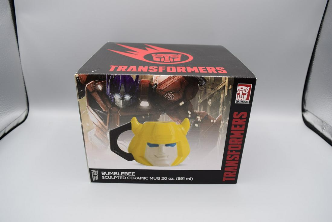 Hasbro Transformers Bumblebee Collectible Sculpted Ceramic Mug - MIB: Hasbro Transformers Bumblebee Collectible Sculpted Ceramic Mug - MIB