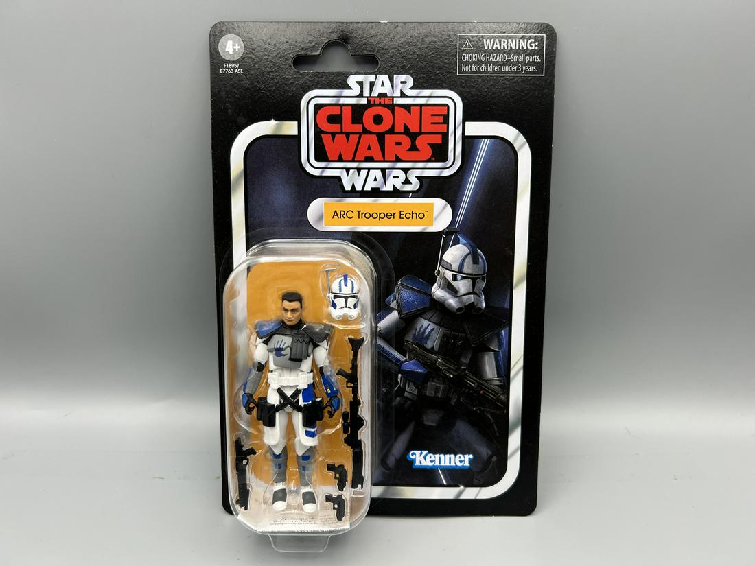 2021 Hasbro Star Wars Vintage Collection The Clone Wars ARC Trooper Echo: 2021 Hasbro Star Wars Vintage Collection The Clone Wars ARC Trooper Echo