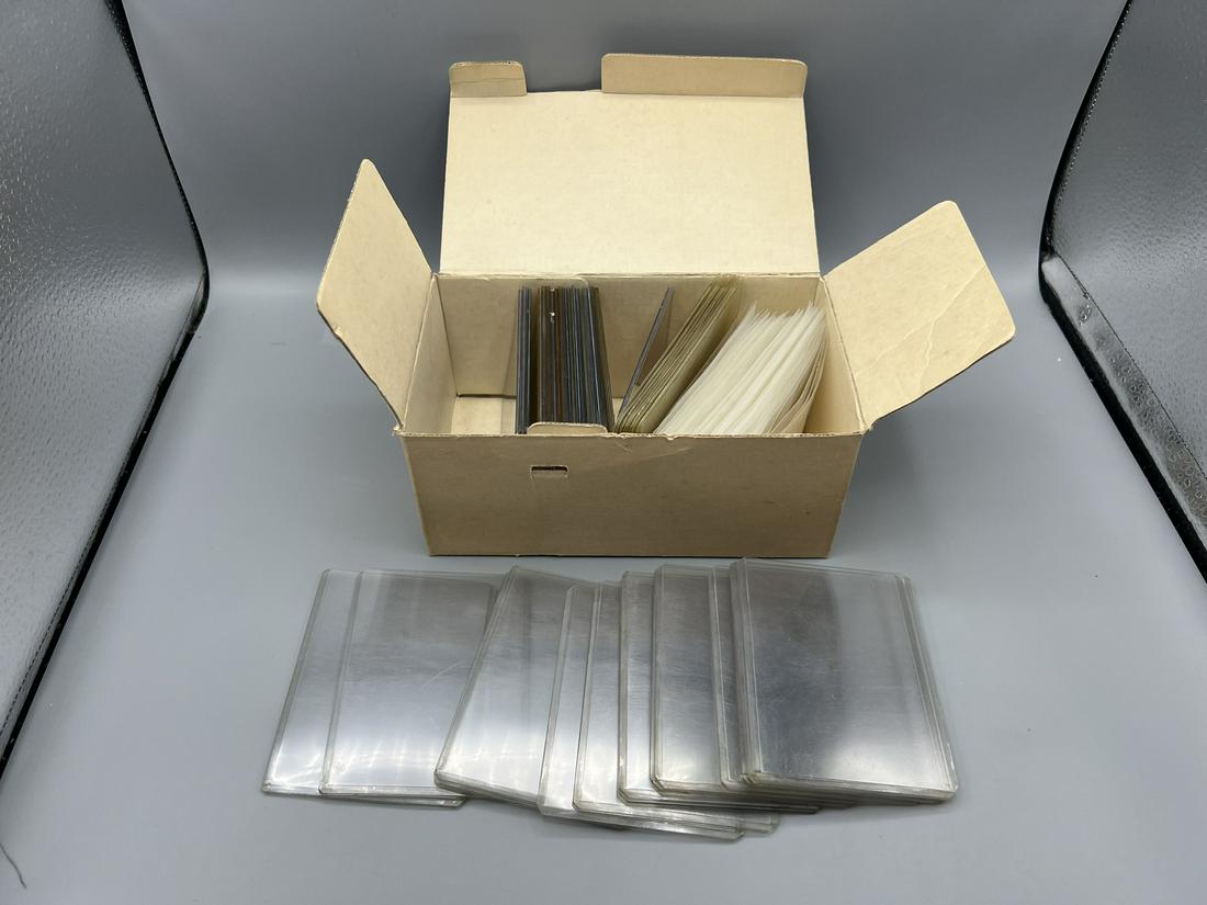 Box of Assorted Toploaders & Card Sleeves (1 of 1)