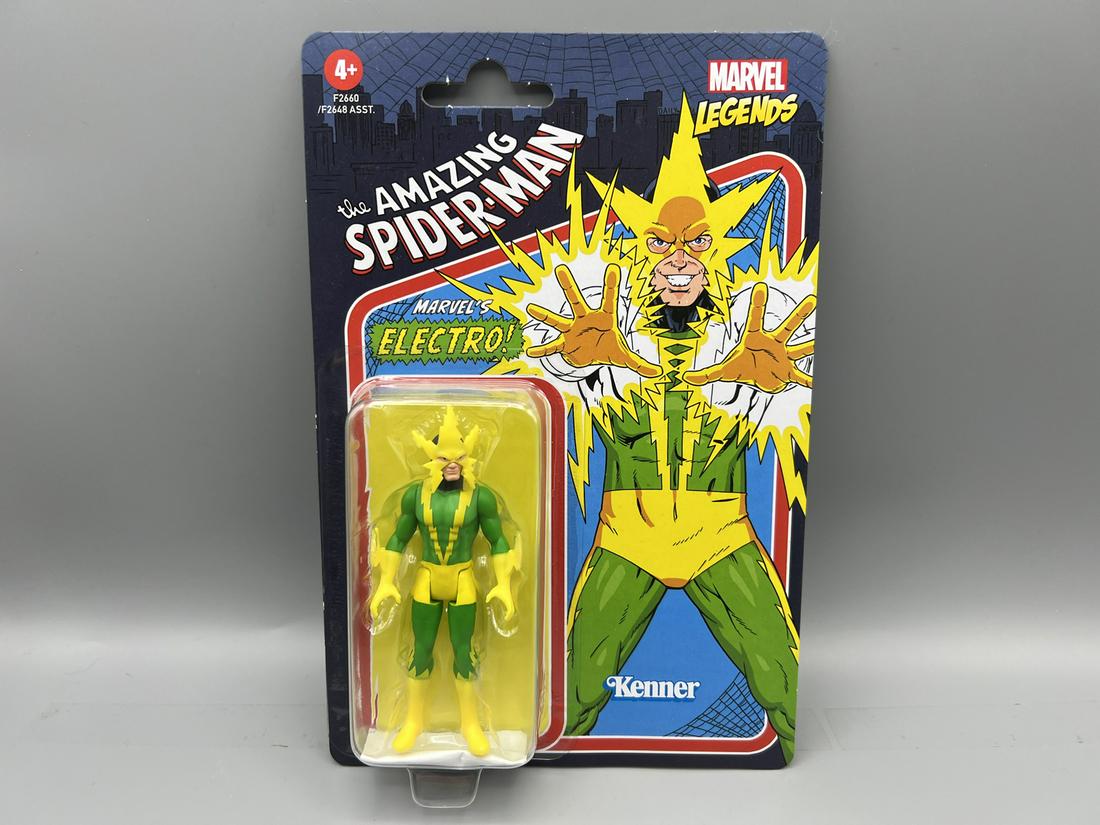 2021 Hasbro Marvel Legends Amazing Spider-Man Retro Electro: 2021 Hasbro Marvel Legends Amazing Spider-Man Retro Electro