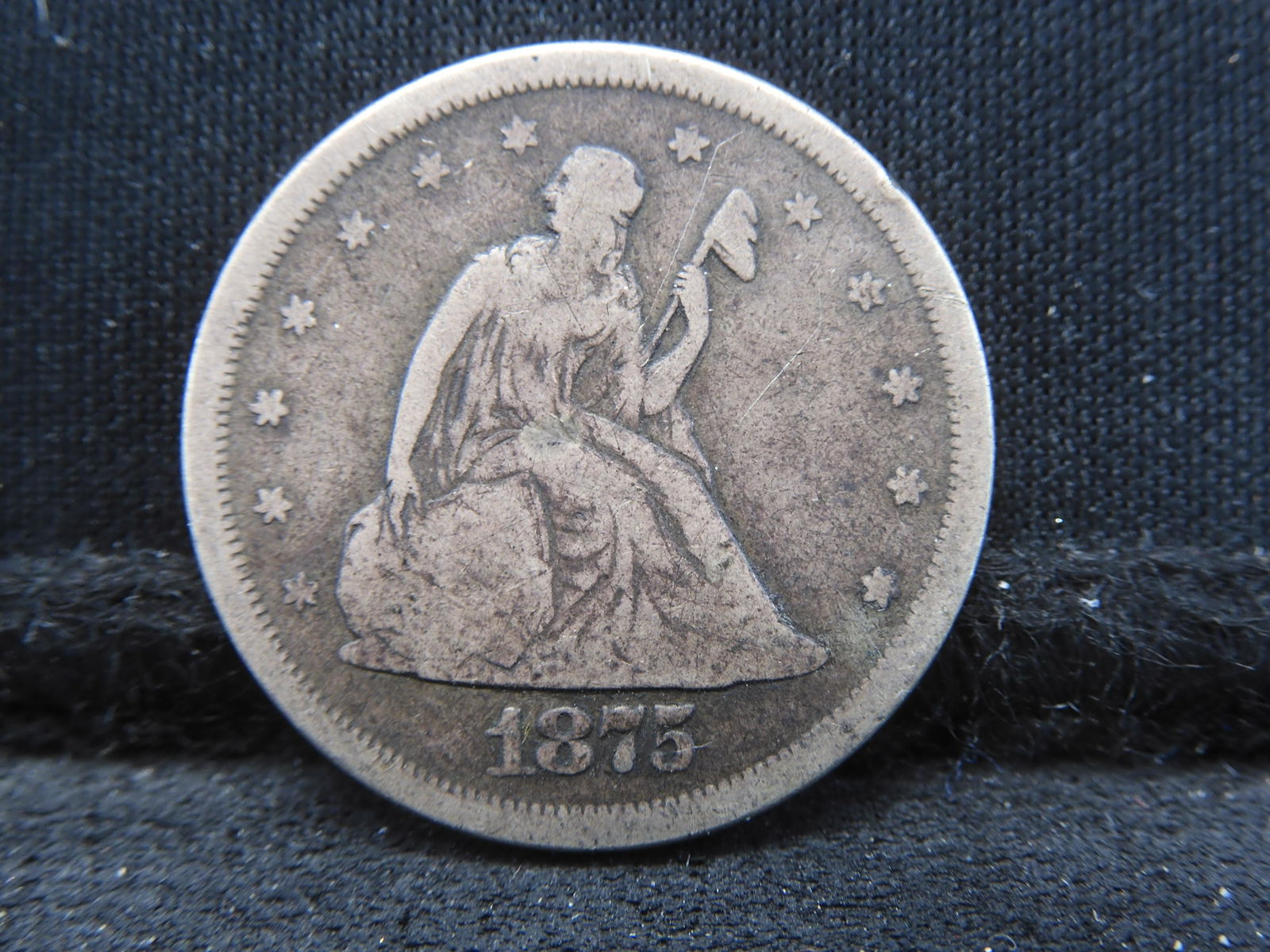 1875-S Seated Liberty 20 Cent Piece - Tough Type (1 of 2)
