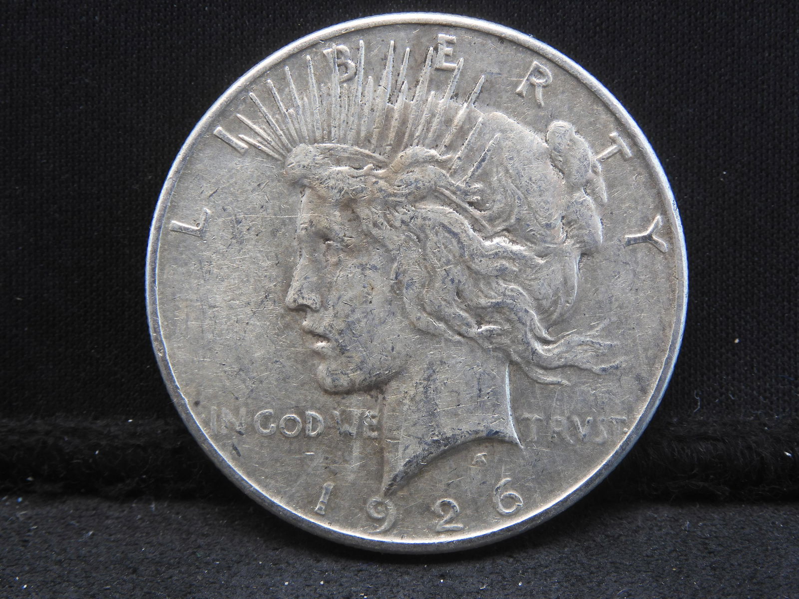 1926-S Peace Silver Dollar - AU/BU (1 of 2)