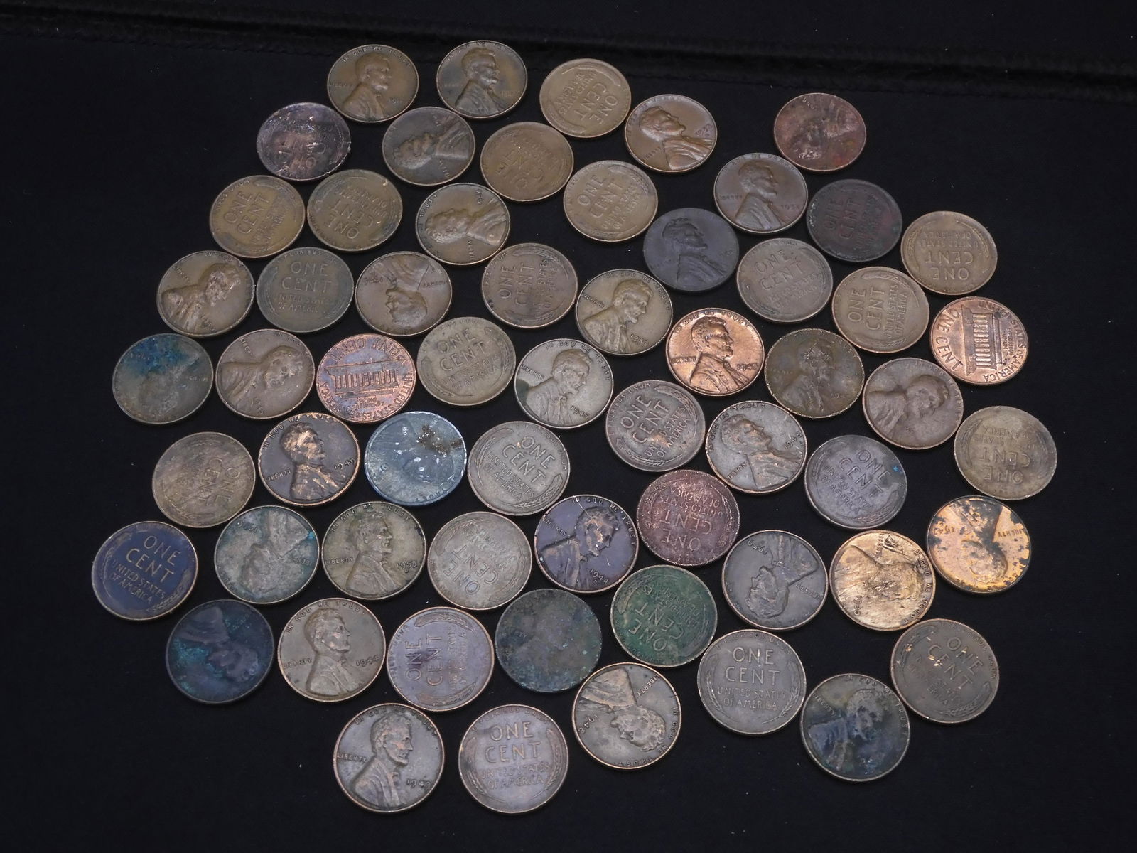 56- Lincoln Wheat & Memorial Cents,  Lincoln Wheat Cents Various dates (1 of 6)