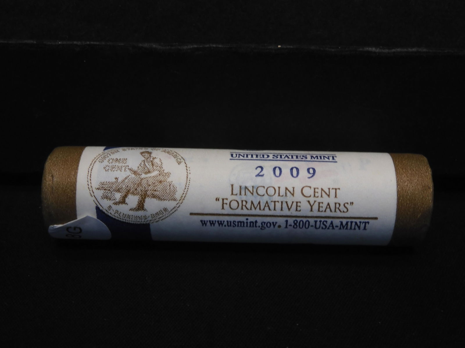 2009-P Lincoln Formative Years BU Cent Roll. Original US Mint Roll (1 of 3)