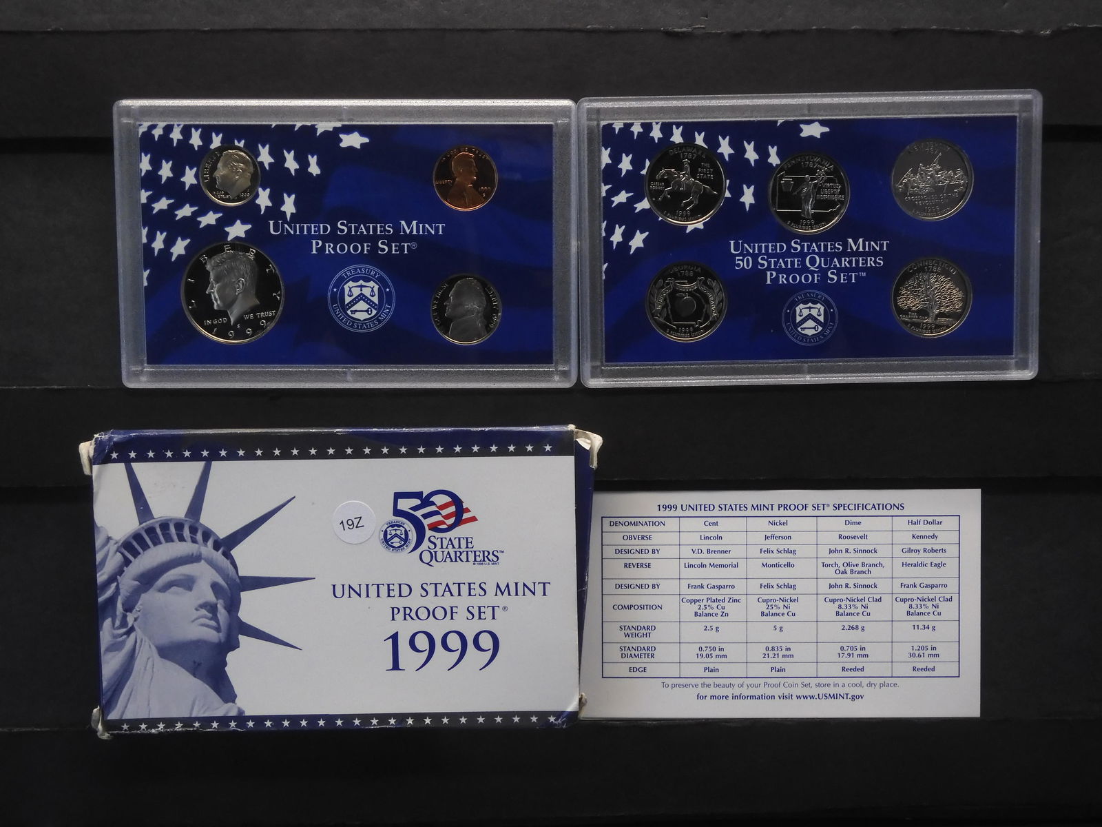 1999-S U.S. PROOF SET (1 of 7)