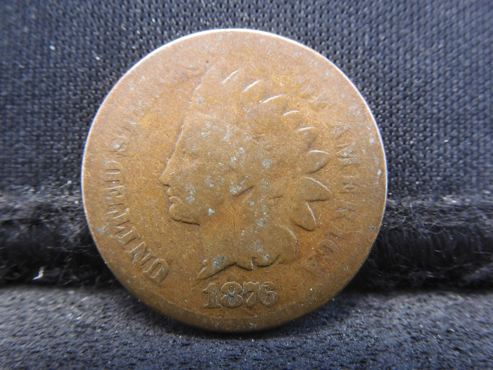 1876 Indian Penny - Semi Key Date! (1 of 2)