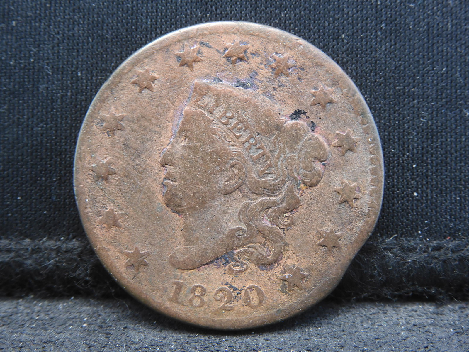 1820 Coronet Head Large Cent (1 of 2)