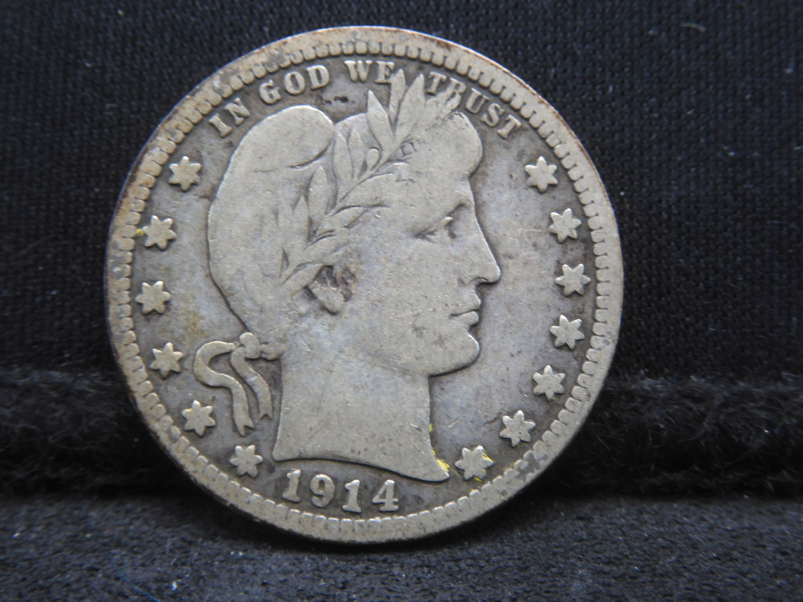1914 Barber Quarter - Nice Circ! (1 of 2)