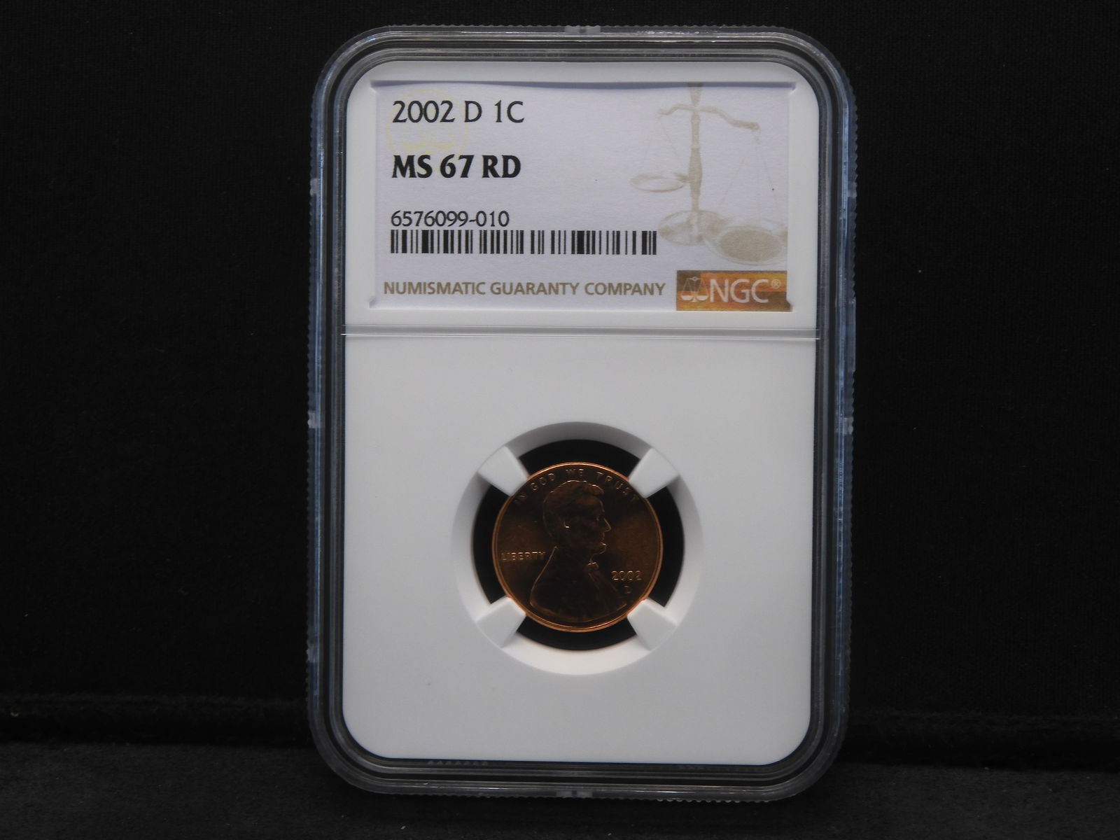 2002-D Lincoln Cent - NGC MS67 RD (1 of 4)