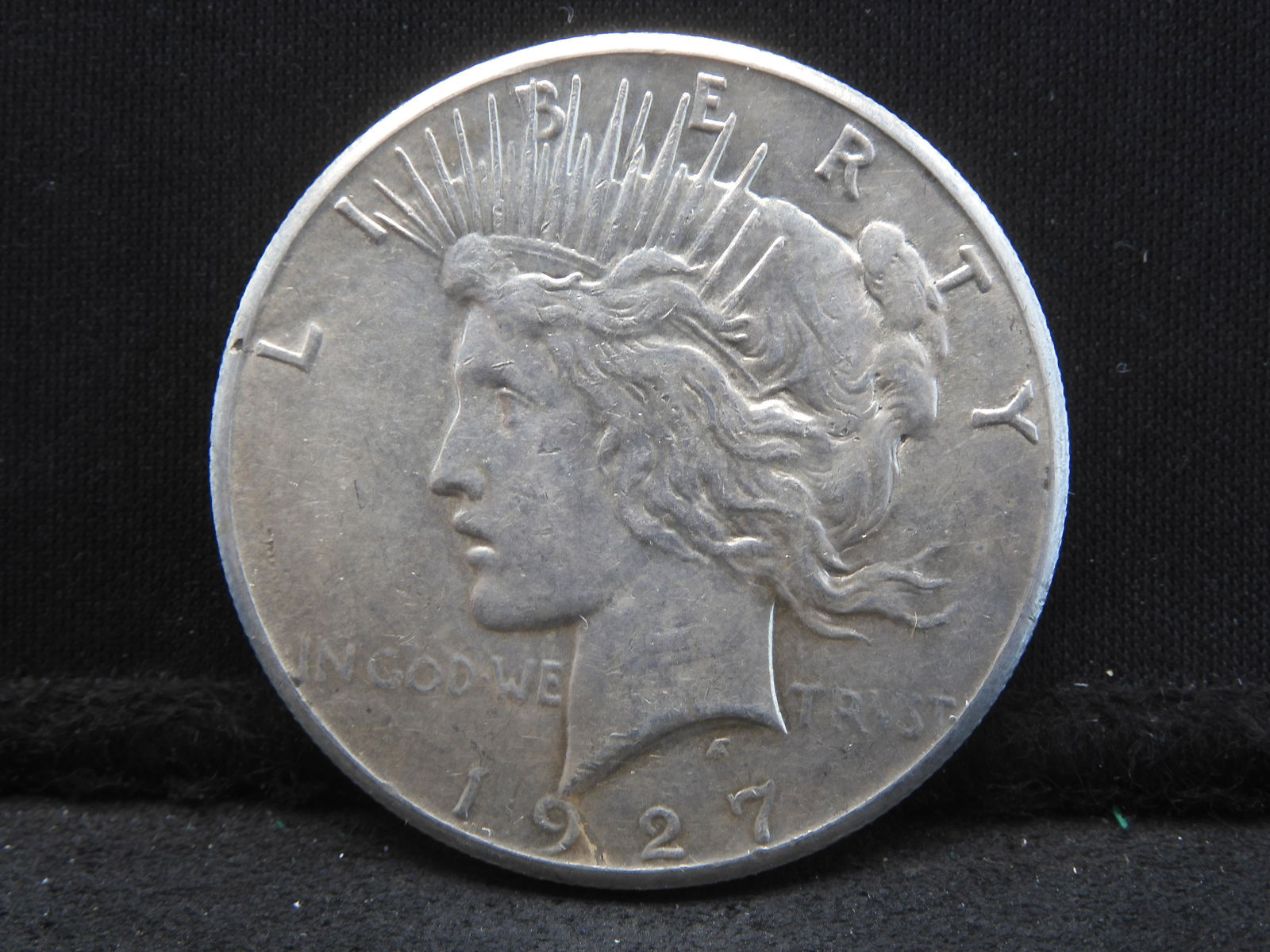 1927 Peace Silver Dollar - AU/BU Condition - Seldom Seen! (1 of 2)