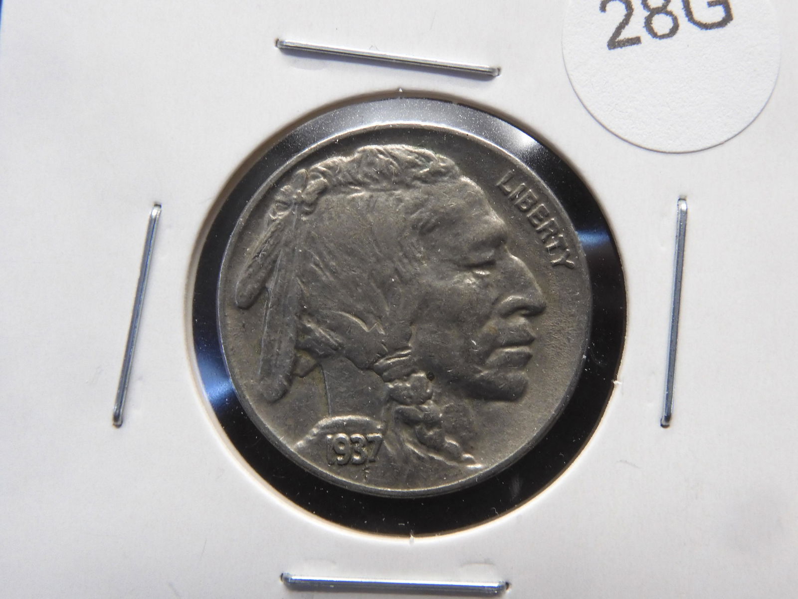 1937 Buffalo 5c. AU++ (1 of 3)