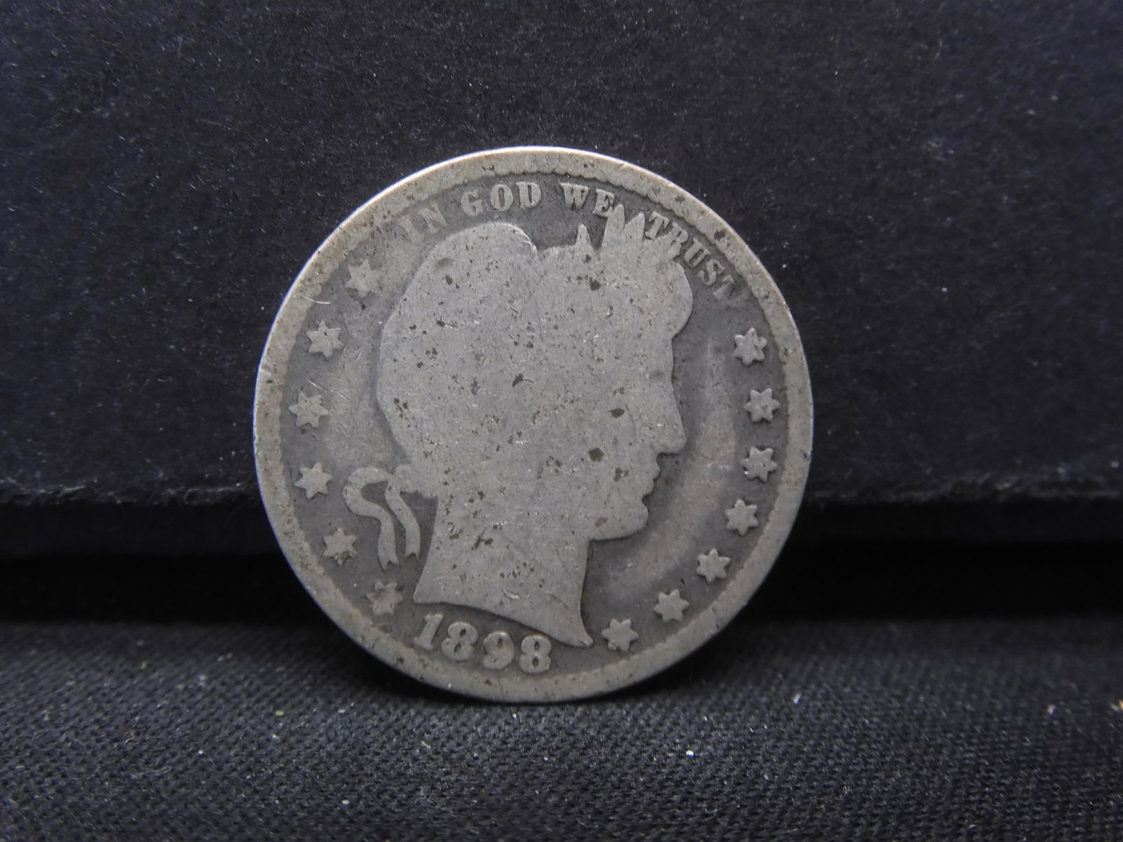 1898 P Barber Quarter (1 of 2)