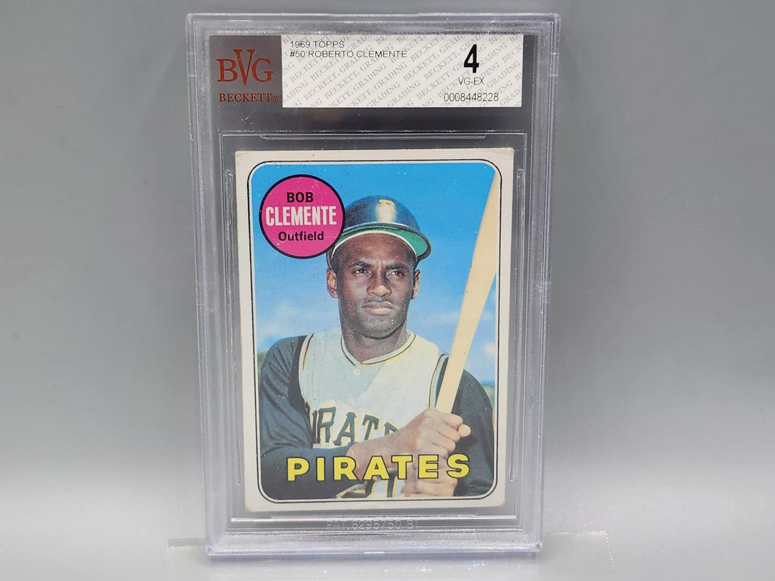 1969 Topps Roberto Clemente #50 BVG 4 HOF (1 of 2)