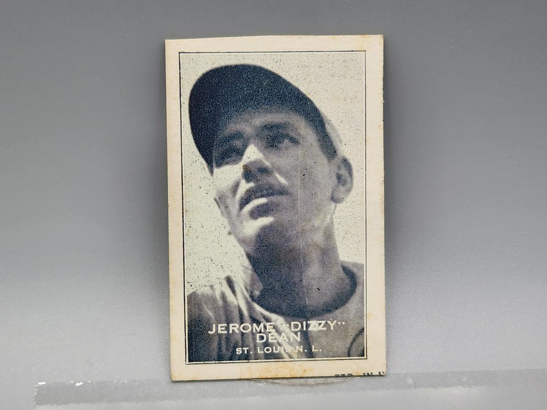 1920-30s Exhibit 4 on 1 Hand Cut Solo Panel Dizzy Dean HOF - All Time great: 1920-30s Exhibit 4 on 1 Hand Cut Solo Panel Dizzy Dean HOF - All Time great