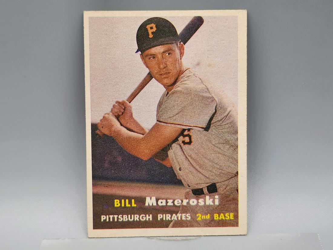1957 Topps Bill Mazeroski #24 Rookie HOF (1 of 2)
