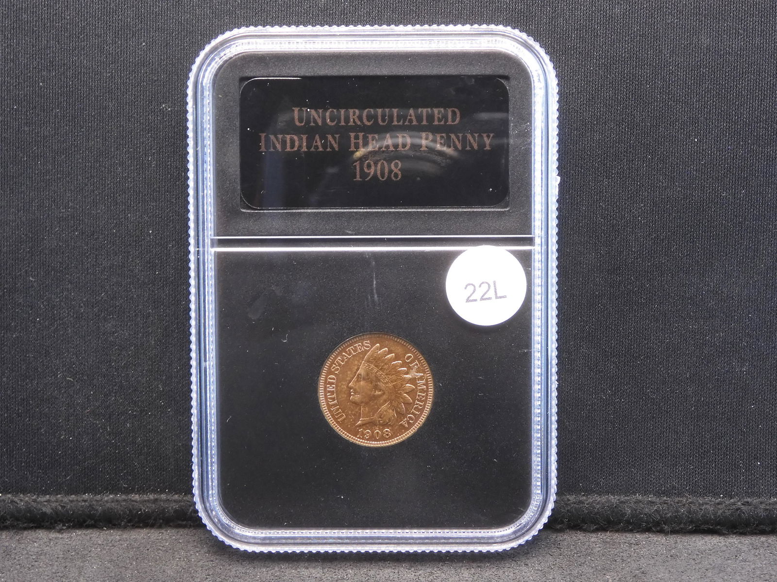 1908 Uncirculated Indian Head Cent.  4 Diamonds. (1 of 5)