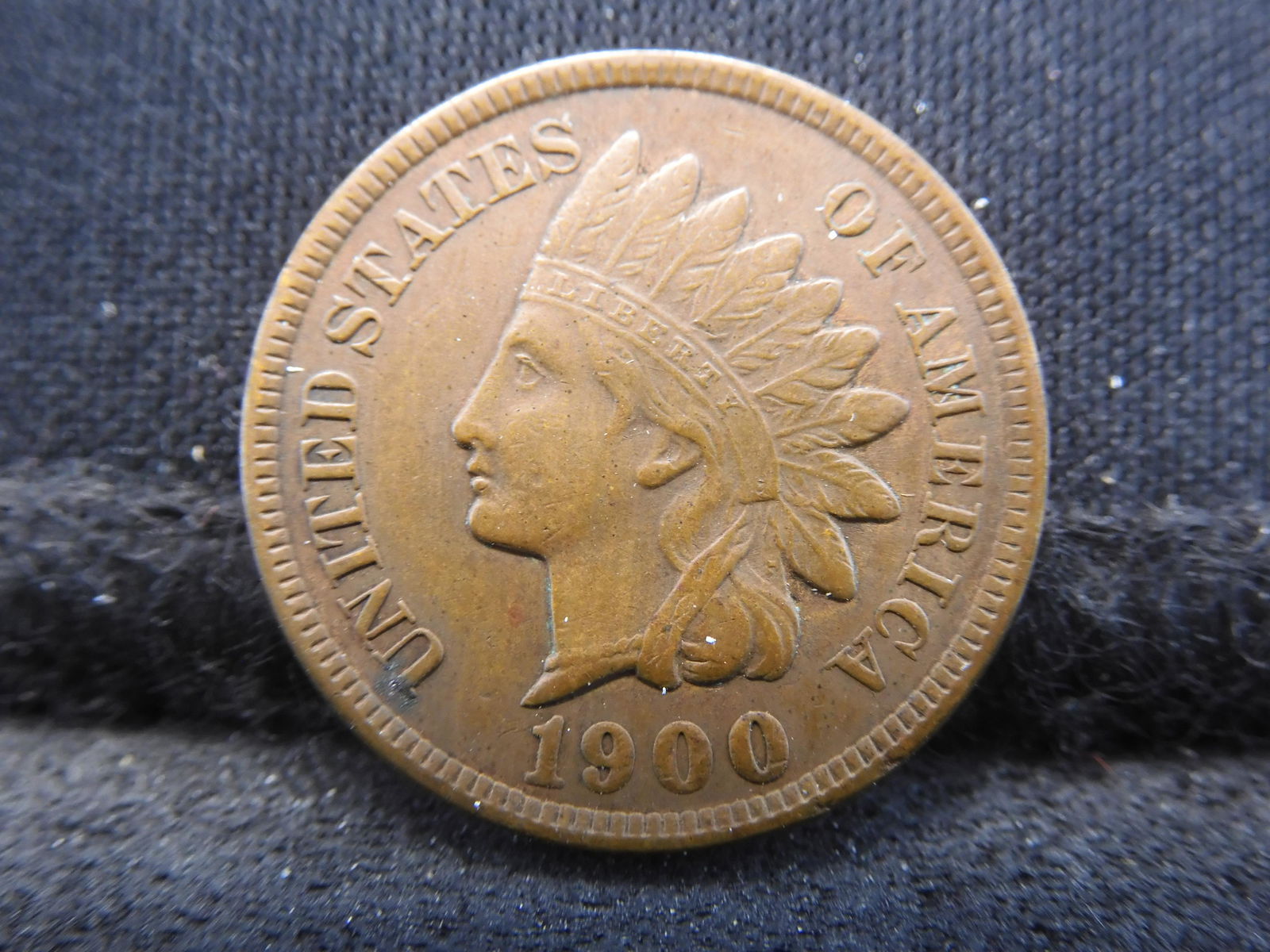 1900 Indian Head Penny - Full Liberty! - Four Diamonds! (1 of 2)